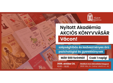 Nyitott akadémia - könyvvásár